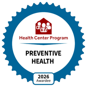 2026 Health Center Program Preventive Health Awardee Badge